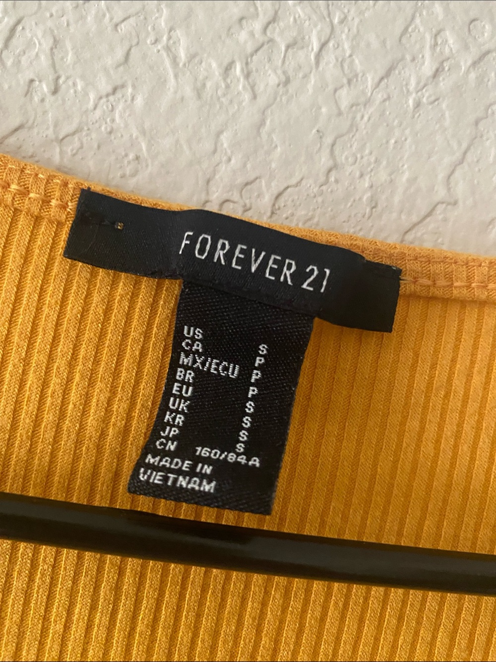 Forever 21 Mustard Yellow Ribbed Button-Down Midi Dress - Picture 8 of 9